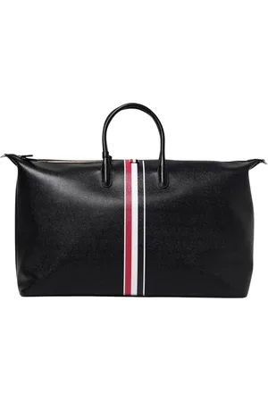Thom Browne Väska, Herr, ONE Size, Läder, Randig Läder Weekendväska