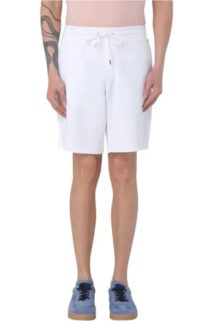 Michael Kors Shorts, Herr, L, Vita Skräddade Shorts Stilrena Mångsidiga
