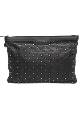 Jimmy Choo Pre-owned, Dam, ONE Size, Pre-owned Laeder kuvertvskor