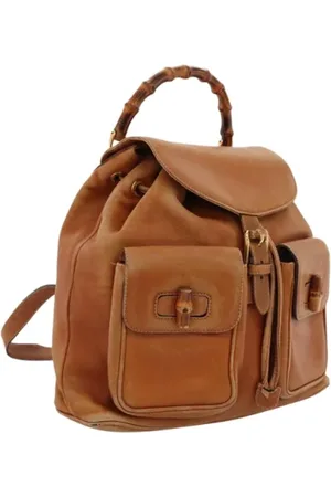 Gucci Pre-owned, Dam, ONE Size, Pre-owned Laeder ryggsckar