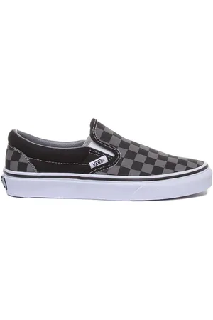 Vans Skor, Herr, 38 1/2 EU, Klassiska Slip-On Unisex Skor Svart Grå