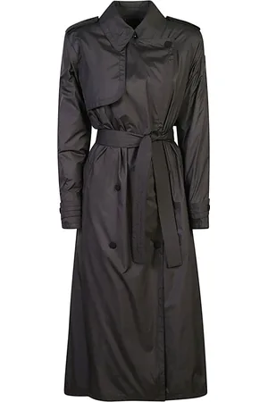 Moncler Kappa, Dam, L, Polyester, Svarta Jackor & Kappor för Kvinnor