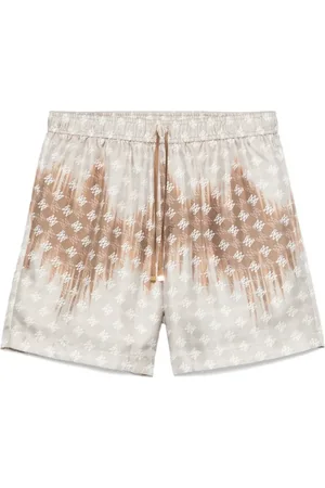 AMIRI Shorts, Herr, M, Tvättade Quad Bermudashorts med Elastisk Midja