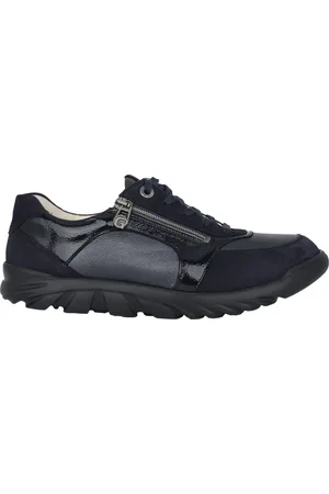 Ganter Skor, Dam, 37 EU, Bred passform dam sneaker - Blå