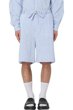 Marni Shorts, Herr, S, Bomull, Stiliga Gingham Vävda Shorts