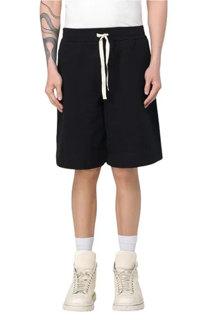 Jil Sander Shorts, Herr, M, Bomull, Svarta avslappnade shorts