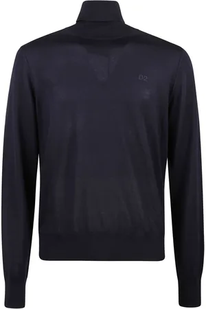 Dsquared2 Stickade tröjor & koftor, Herr, XL, Polo med hög krage