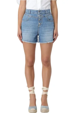Liu Jo Shorts, Dam, W27, Denim, Knappdetalj Denim Shorts