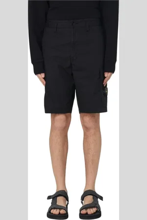 Stone Island Shorts, Herr, W33, Minimalistiska Skräddade Shorts för Män