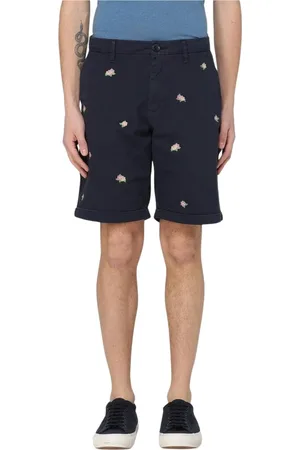 sun68 Shorts, Herr, W34, Blommiga Broderade Shorts