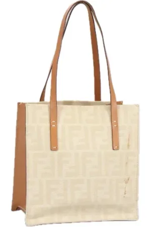 Fendi Pre-owned, Dam, ONE Size, Pre-owned handväska i canvas