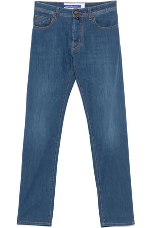 Jacob Cohen Jeans, Herr, W33, Slim Bard Blå Jeans
