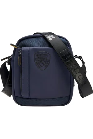 Blauer Väska, Herr, ONE Size, Cordura Rubber Crossbody Väska Blå