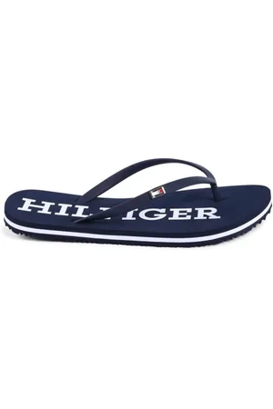 Tommy Hilfiger Skor, Dam, 37 EU, Logo Flip Flops Sommarsandaler