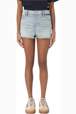 7 for all Mankind Shorts, Dam, W28, Denim, Blå Denim Shorts för Kvinnor