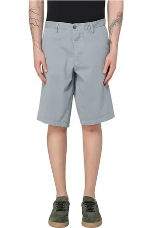 Blauer Shorts, Herr, W36, Bomull, Blå Avslappnade Shorts