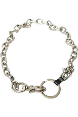 OUR LEGACY Accessoarer, Herr, ONE Size, Matt Silver Nyckelring med Kedjedesign