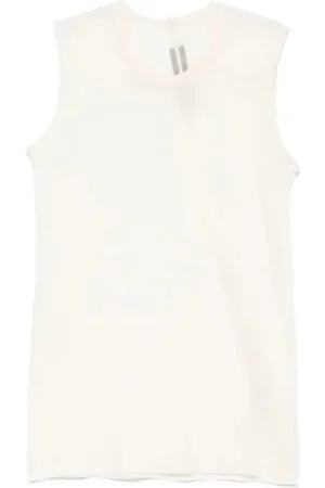 Rick Owens Topp, Herr, M, Linne, Tanktop med Crew Neck