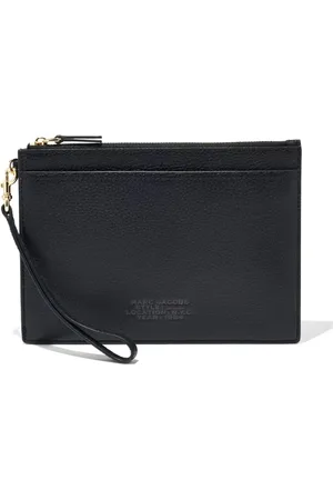 Marc Jacobs Väska, Dam, ONE Size, Läder, Svart läder handledsrem koppling