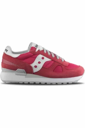 Saucony Skor, Dam, 41 EU, Mocka, Rosa och vita sneakers med andningsbara material