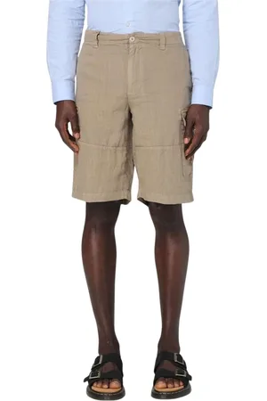 Blauer Shorts, Herr, W34, Linne, Blå Cargo Shorts