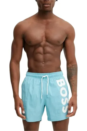 HUGO BOSS Badkläder, Herr, 2Xl, Polyester, Justerbar simboxer med snabbtorkande tyg