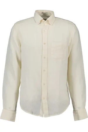 GANT Skjorta, Herr, XL, Linne, Linne Casual Skjorta