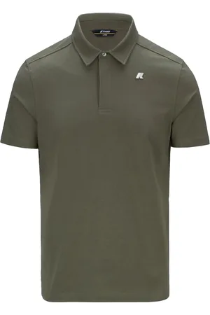 K-Way Topp, Herr, XL, Bomull, Lätt Stretch Jersey Polo Skjorta