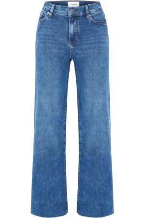 Frame Jeans, Dam, W27, Denim, Blå Tvättad Denim Jeans