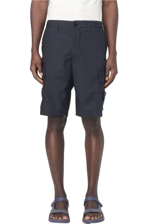 Stone Island Shorts, Herr, W33, Nylon, Klassiska Cargo Shorts
