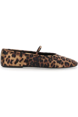 Jeffrey Campbell Skor, Dam, 38 EU, Bruna balettskor med Leopardtryck