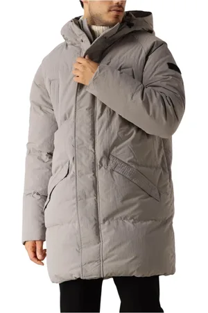 Pure Path Kappa, Herr, XL, Grå Vadderad Regular Fit Jacka