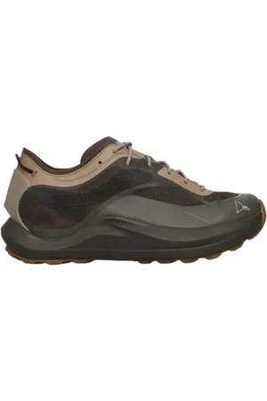 ROA Skor, Herr, 43 EU, Läder, Bruna Läder Sneakers med Vibram Sula