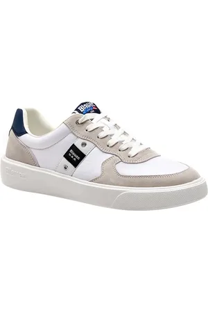 Blauer Skor, Herr, 44 EU, Multifärgade Herr Sneakers Stiliga och Bekväma