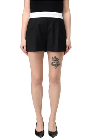 Alexander Wang Shorts, Dam, XS, Svarta Shorts med Elastisk Midja