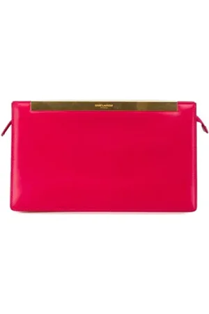 Saint Laurent Pre-owned, Dam, ONE Size, Pre-owned Laeder kuvertvskor