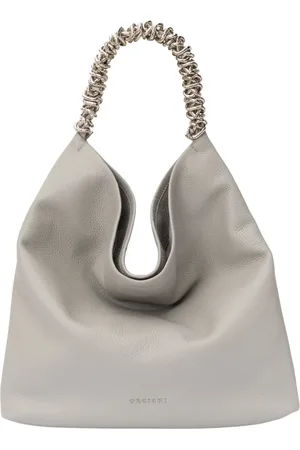 Orciani Väska, Dam, ONE Size, Läder, Läder Crossbody Väska med Tofsdetalj