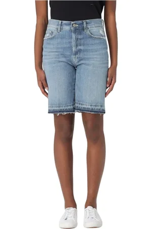 Dondup Shorts, Dam, W25, Denim, Avslappnad passform denim shorts