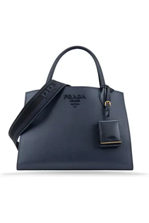 Prada Väska, Dam, ONE Size, Läder, Stilren axelväska med automatisk knapp