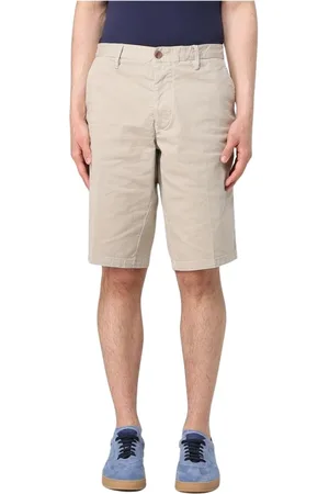 Blauer Shorts, Herr, W32, Bomull, Blå Avslappnade Shorts