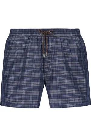 MOORER Badkläder, Herr, L, Läder, Snabbtorkande badshorts med motiv