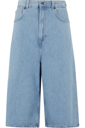 Fiorucci Shorts, Dam, W27, Denim, Hög midja Bermuda Denim Shorts