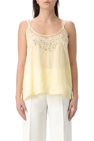 Twin-Set Topp, Dam, M, Gul Spets Cami Top