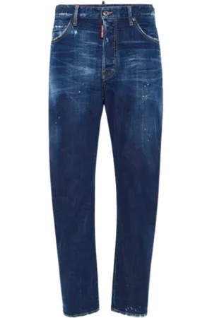 Dsquared2 Jeans, Herr, S, Denim, Blå Denim Jeans Bro