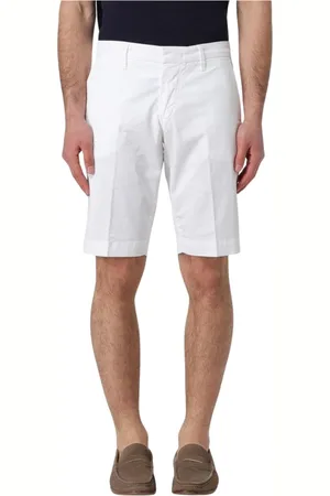 FAY Shorts, Herr, W36, Bomull, Stiliga Gröna Bomullsshorts