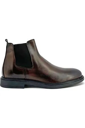 Duca Di Morrone Skor, Herr, 44 EU, Läder, Lyxiga Läder Ankelboots för Män