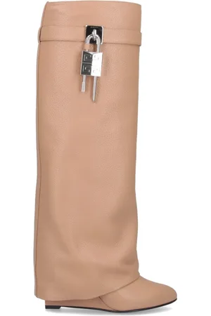 Givenchy Skor, Dam, 36 EU, Läder, Läderkilklackstövlar