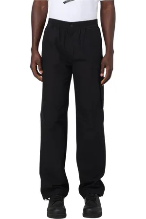 Calvin Klein Byxor, Herr, S, Bomull, Avslappnad passform Cargo Byxor Svart