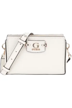 Guess Väska, Dam, ONE Size, Stilig Mini Crossbody Väska i Off-White