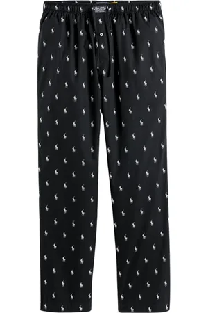 Ralph Lauren Byxor, Herr, XL, Svarta Multilogo Pj Byxor
